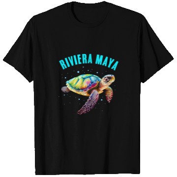 Discover Turtle Pet Riviera Maya Vacation Sea Turtle Matching Family Group T-Shirts