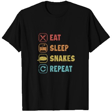 Discover Python Pet Eat Sleep Snakes Repeat Pythonidae Banana Ball Python T-Shirts