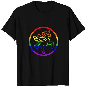 Discover Unicorn Pet Rainbow Gay Pride Bright Colorful Cute T-Shirts