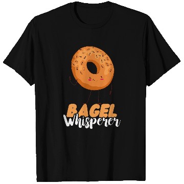 Discover Bagel Whisperer Bagels Baking Baker Dough Bagel Lover T-Shirts