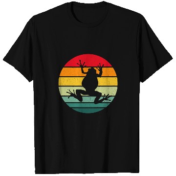 Discover Frog Pet Retro Frog Design for Frog Toad Fans T-Shirts