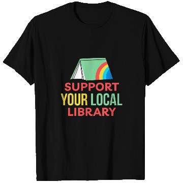 Discover Book Fun Support Your Local Library For Book Readers Lovers 1 6 T-Shirts