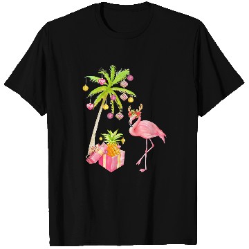 Discover Flamingo Pet pineapples Mele Kalikimaka Funny314 T-Shirts