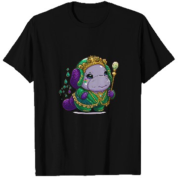 Discover Manatee Pet Mardi Gras King Queen T-Shirts