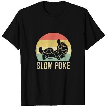 Discover Turtle Pet Retro Vintage Turtle Funny Slow Poke Turtle Lovers T-Shirts