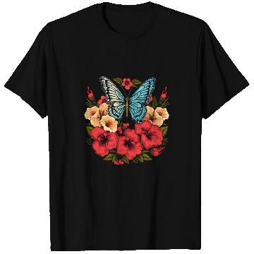 Discover Dragon Pet Butterfly Snapdragon flowers girl plant mom flowers spring T-Shirts