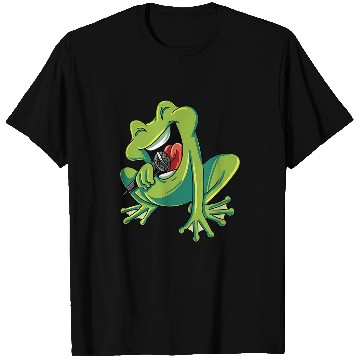 Discover Frog Pet Singing Frog Toad T-Shirts