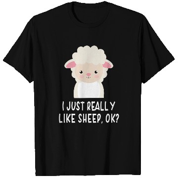 Discover Sheep Pet I Just Really Like Sheep Ok Tee for Lamb Lovers Kids T-Shirts