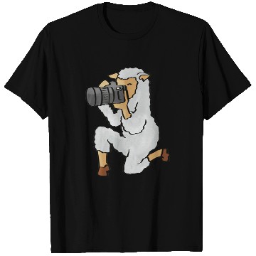 Discover Sheep Pet Lamb Photographer Ironic Sheep Photography T-Shirts