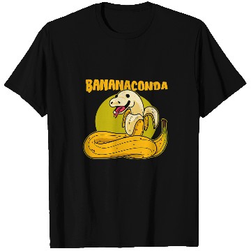 Discover Python Pet Bananaconda Snake with Banana Pyjamas Anaconda Python T-Shirts