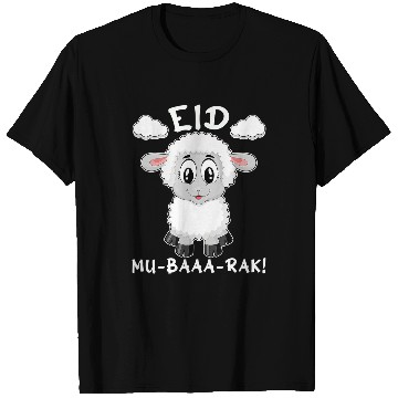 Discover Sheep Pet Cute Funny Eid Mubarak Eid al Fitr Ramadan Funny sheep 86 T-Shirts