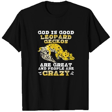 Discover Gecko Pet Pet Lizard God Is Good Reptile Graphic T-Shirts