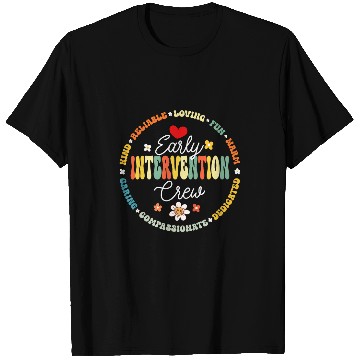 Discover Intervention Teacher Team Early Intervention Crew T-Shirts