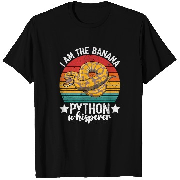 Discover Python Pet I am Banana Ball Python Whisperer 2Royal Banana Ball Python T-Shirts