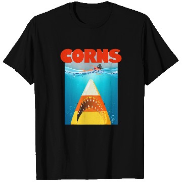 Discover Shark Pet Candy Corn Shark 2Witch Halloween Jaws Parody Funny T-Shirts