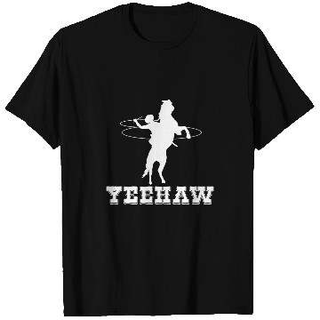 Discover Horse Pet Yeehaw Rodeo Cowboy Wild West Horseman Ranch Lasso Boots T-Shirts