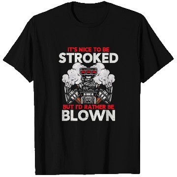 Discover Horse Pet Mens Id Rather Be Blown Supercharger V8 Engine Car Horsepower T-Shirts
