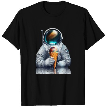 Discover Astronaut Mission is the Ice Cream Waffle T-Shirts