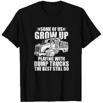 Discover Dump Truck Accessories Fit for Men Dump Truck Driver T-Shirts