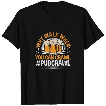 Discover Beer Fun Bar Crawl Beer Hopping Liquor Spirits Pub Crawl T-Shirts