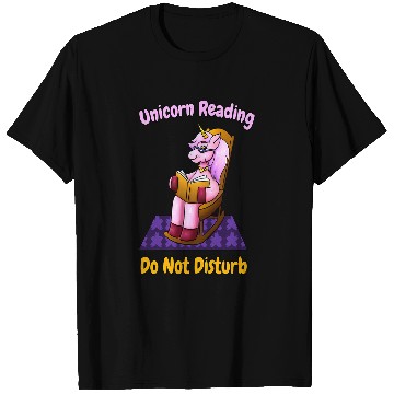 Discover Unicorn Pet Reading Do Not Disturb 2 T-Shirts