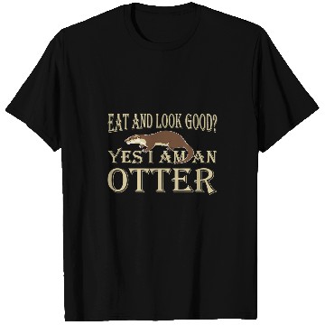 Discover Otter Pet Otters Sea Otter Animal River Otter Outdoors Nature T-Shirts
