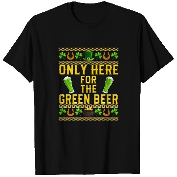 Discover Beer Fun Here for the Green Beer St Patrick s Day Drinking T-Shirts