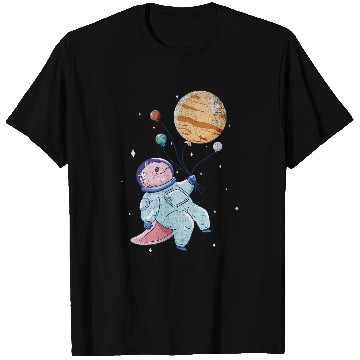 Discover Axolotls Pet In Space Astronomy student Science planets Stars T-Shirts