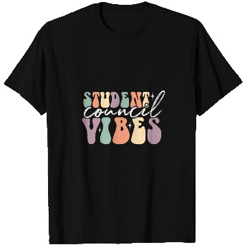 Discover Groovy Student Council Vibes School Student Teacher T-Shirts