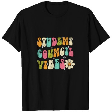 Discover Groovy Student Council Vibes School Student Teacher 1 T-Shirts