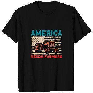Discover Tractor Fun Farmer Farm Agriculture America Needs Farmers T-Shirts