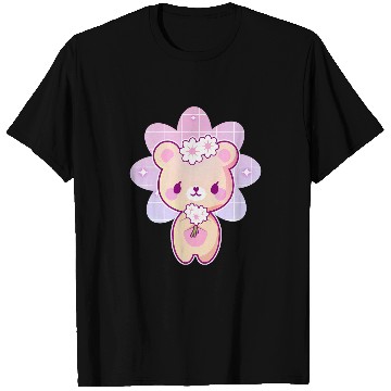 Discover Bear Pet Kawaii Bear Teddy Sakura Pastel Goth T-Shirts