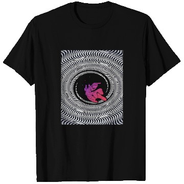Discover Astronaut Job Celestial Aesthetic Space Astronaut Optical Illusion T-Shirts