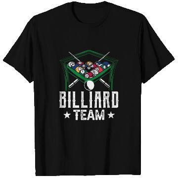 Discover Sport Billiard Team Lover Player Pool Billard T-Shirts