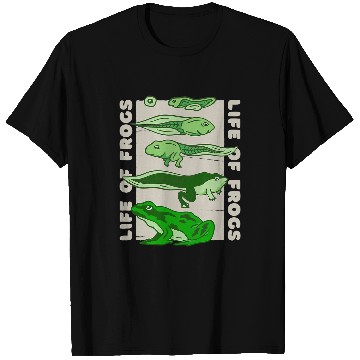 Discover Frog Pet Life of Frogs Evolution Frog Toad Tadpole Burbot Treefrog T-Shirts