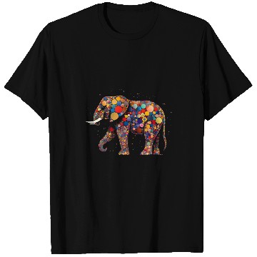 Discover Elephant Pet Colourful Polka Dot Elephant International dot day T-Shirts