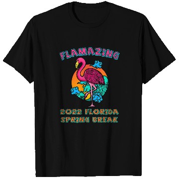 Discover Flamingo Pet Spring Break Matching Retro Cool Amazing T-Shirts