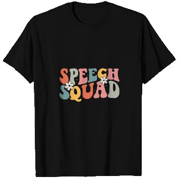 Discover Groovy Speech Squad Speech Language Pathologist Therapist T-Shirts