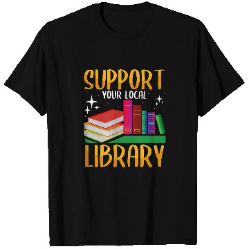 Discover Book Fun Bookworm Support your Local Library Book Nerd Lover T-Shirts