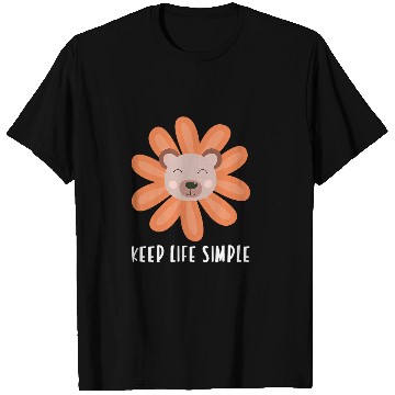 Discover Bear Pet Keep it simple sunflower with bear face cute teddy bear T-Shirts