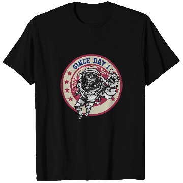 Discover Astronaut Job Chimpanzee Space saying novelty T-Shirts