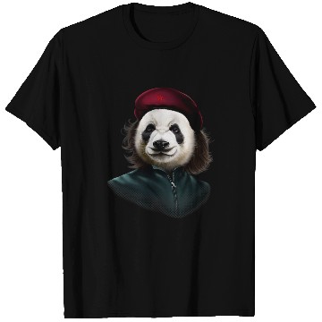 Discover Panda Pet Giant Panda Impersonated Che Guevara T-Shirts