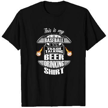 Discover Beer Fun Baseball Pitcher Beer Drinker TrashTalking T-Shirts