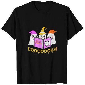 Discover Book Fun BOOOOKS ghosts Halloween Funny ghostss Book Reading Books T-Shirts