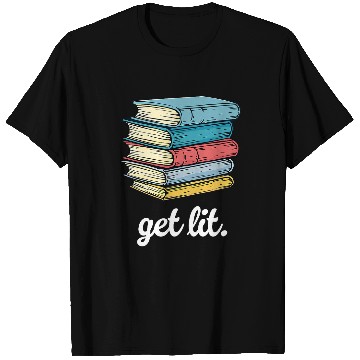 Discover Book Fun Lets Get Lit 6 T-Shirts