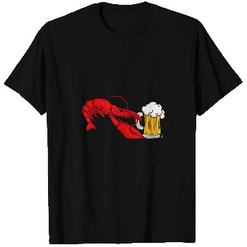 Discover Beer Fun Lobster Beer Drinking Seafood Lover T-Shirts