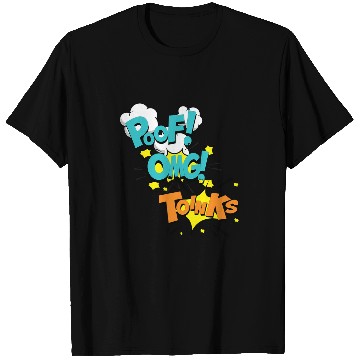 Discover Book Fun Comic Book Effect POOF OMG TOINKS T-Shirts