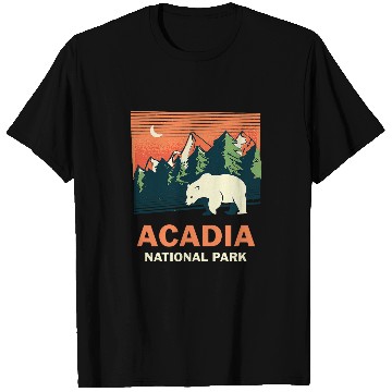 Discover Bear Pet Acadia National Park Forest Bear T-Shirts