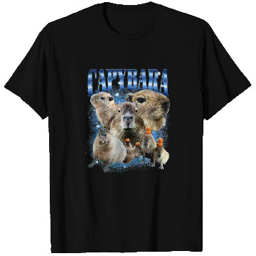 Discover capybaras Pet Bootleg Rap Edit Design capybaras Lovers T-Shirts
