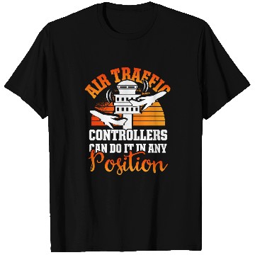 Discover Air Traffic Controller Any Position ATC Flight Control T-Shirts